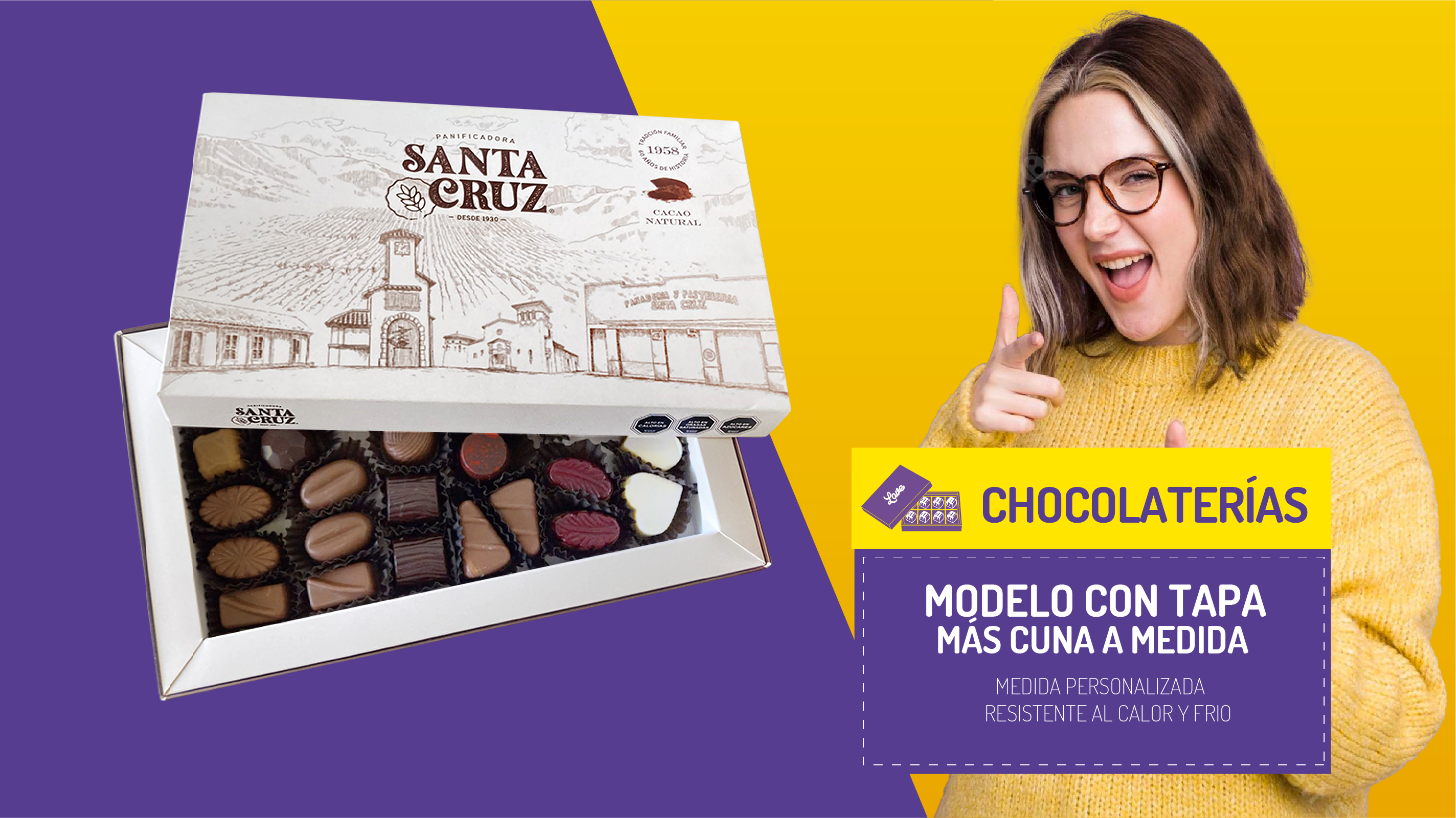 Packaging deslizante cuna mas funda